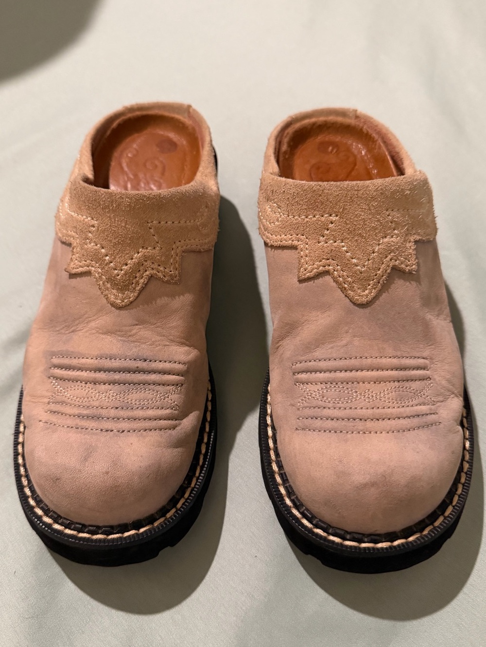 Ariat Women's Sand Suede Slip-On Ankle Boots Size 6
